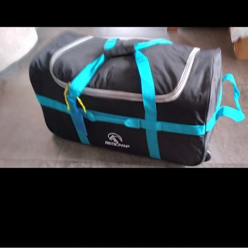 NEW Redcamp 85L Foldable Duffle Bag w Wheels 26" Oxford Collapsible Large Duffel - Picture 2 of 8